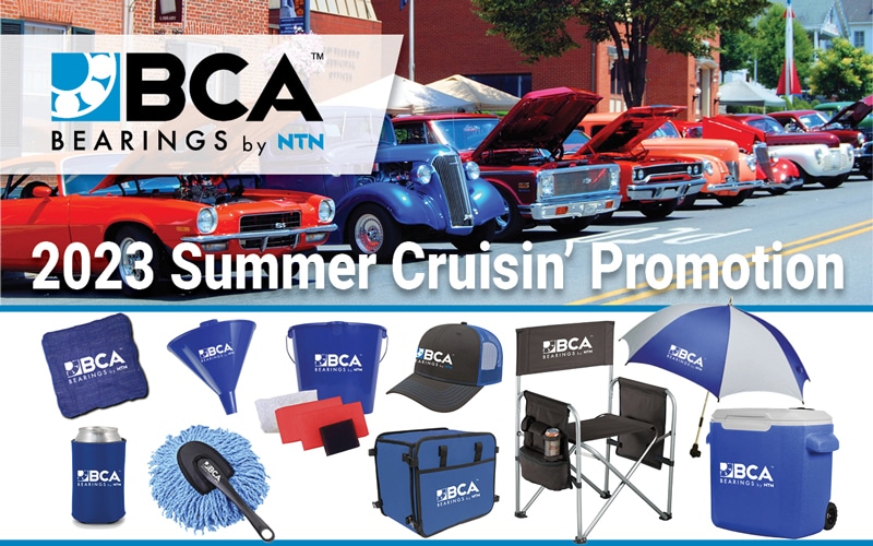 , BCA Bearings annonce la promotion Summer Cruisin ‘2023